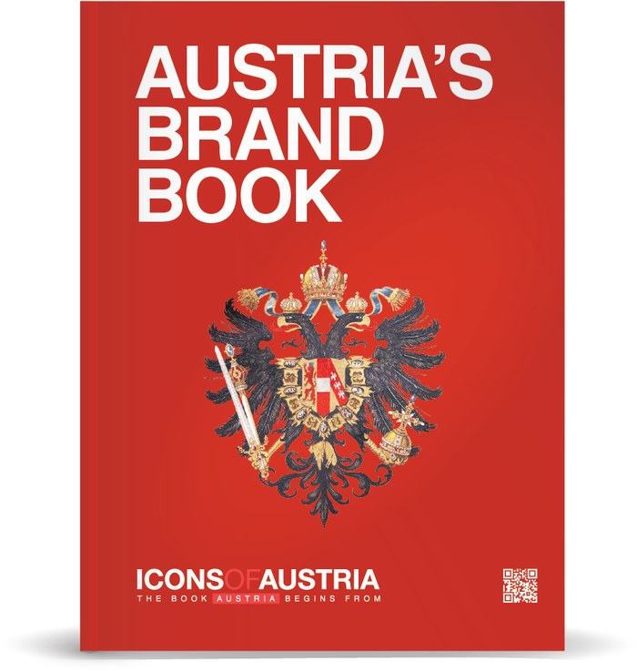 Buchcover ICONS of Austria – Austria's Brand Book
